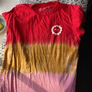 Big Bud Press ombré tie dye sunshine shirt